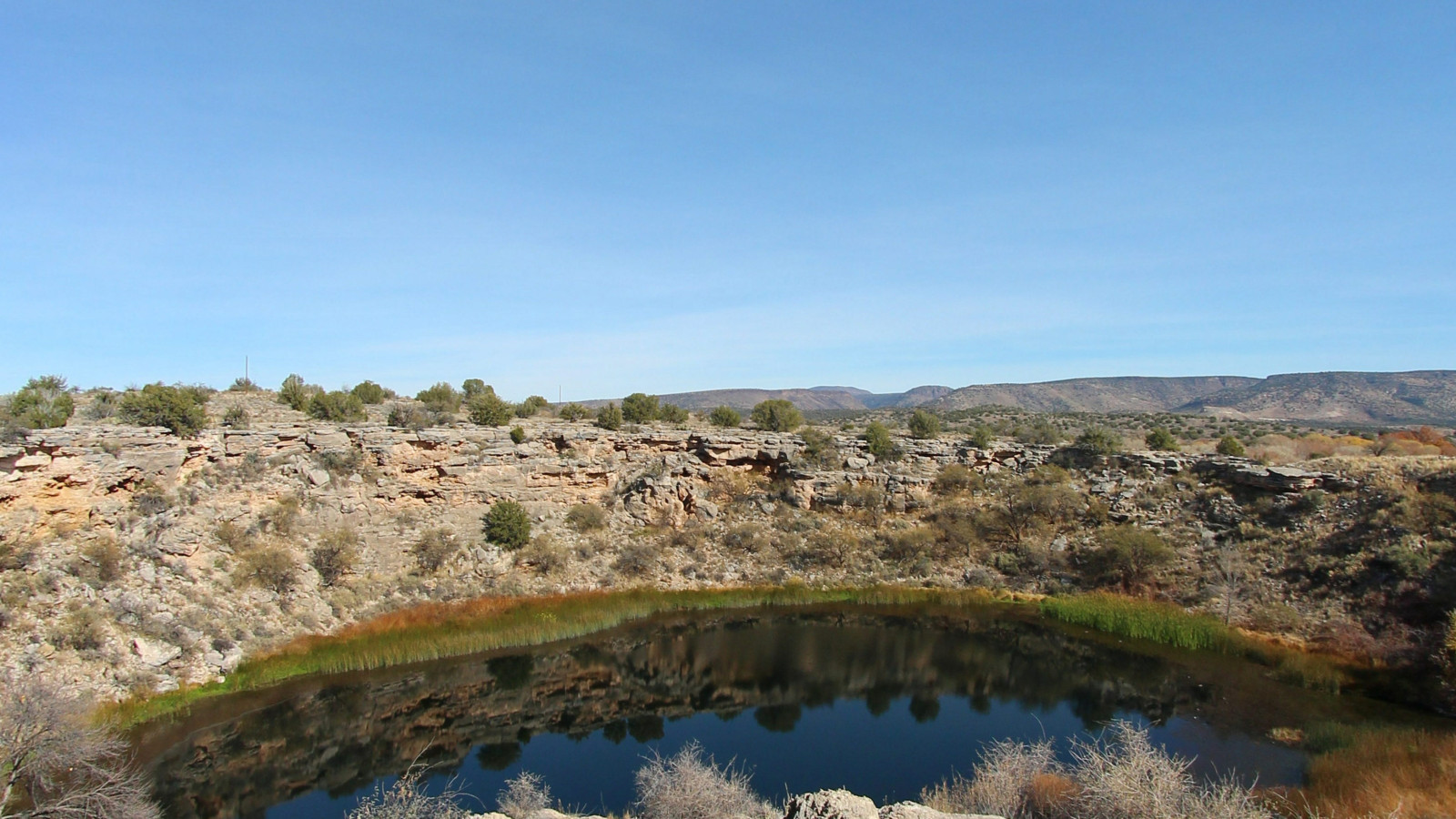 Recorded view from Montezuma Castle National Monument — Montezuma Well 1