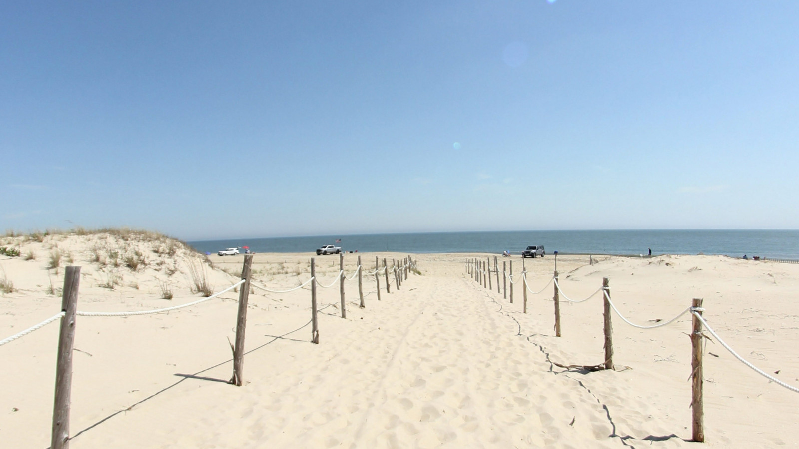 Recorded view from Delaware Beaches — Cape Henlopen Access