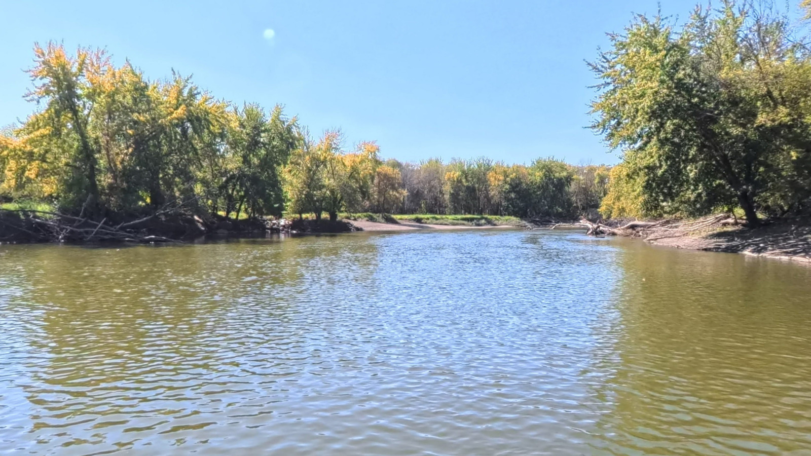 Recorded view from Des Moines River — Livermore East Fork Access to Frank A Gotch Park Confluence
