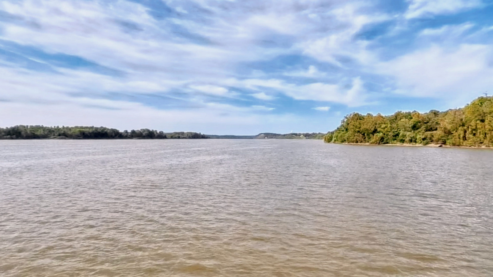 Recorded view from Ohio from wabash to next dam — Wabash Confluence to Birdsville