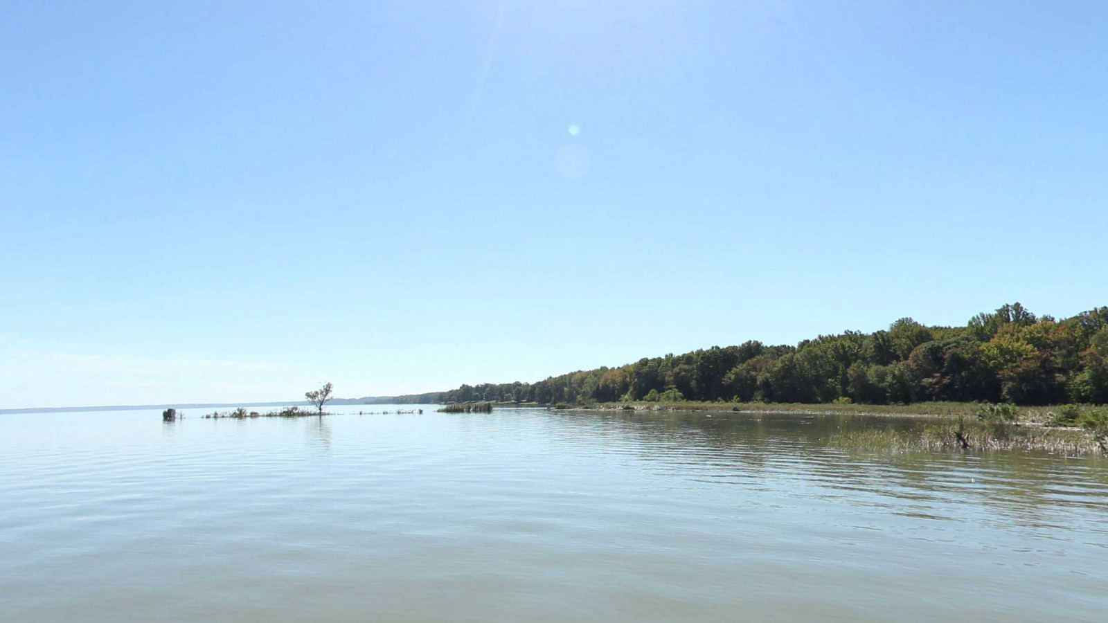 Recorded view from Mallows Bay - Potomac River — Tank Creek to Brent Point