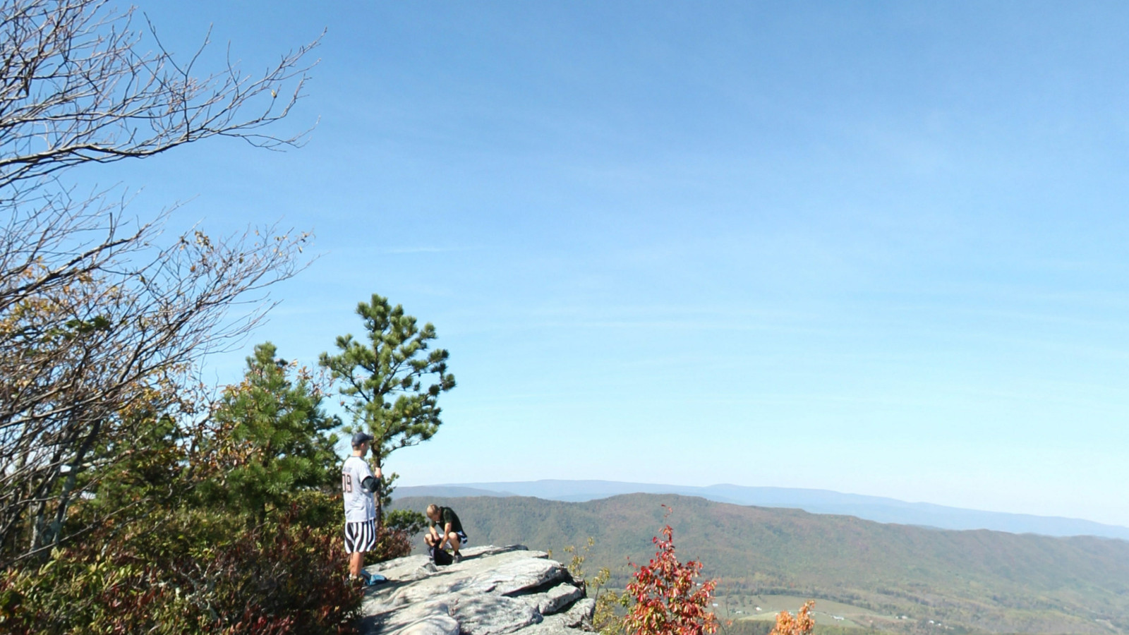 Recorded view from McAfee Knob Trail Overlook — McAfee Knob Trail Overlook