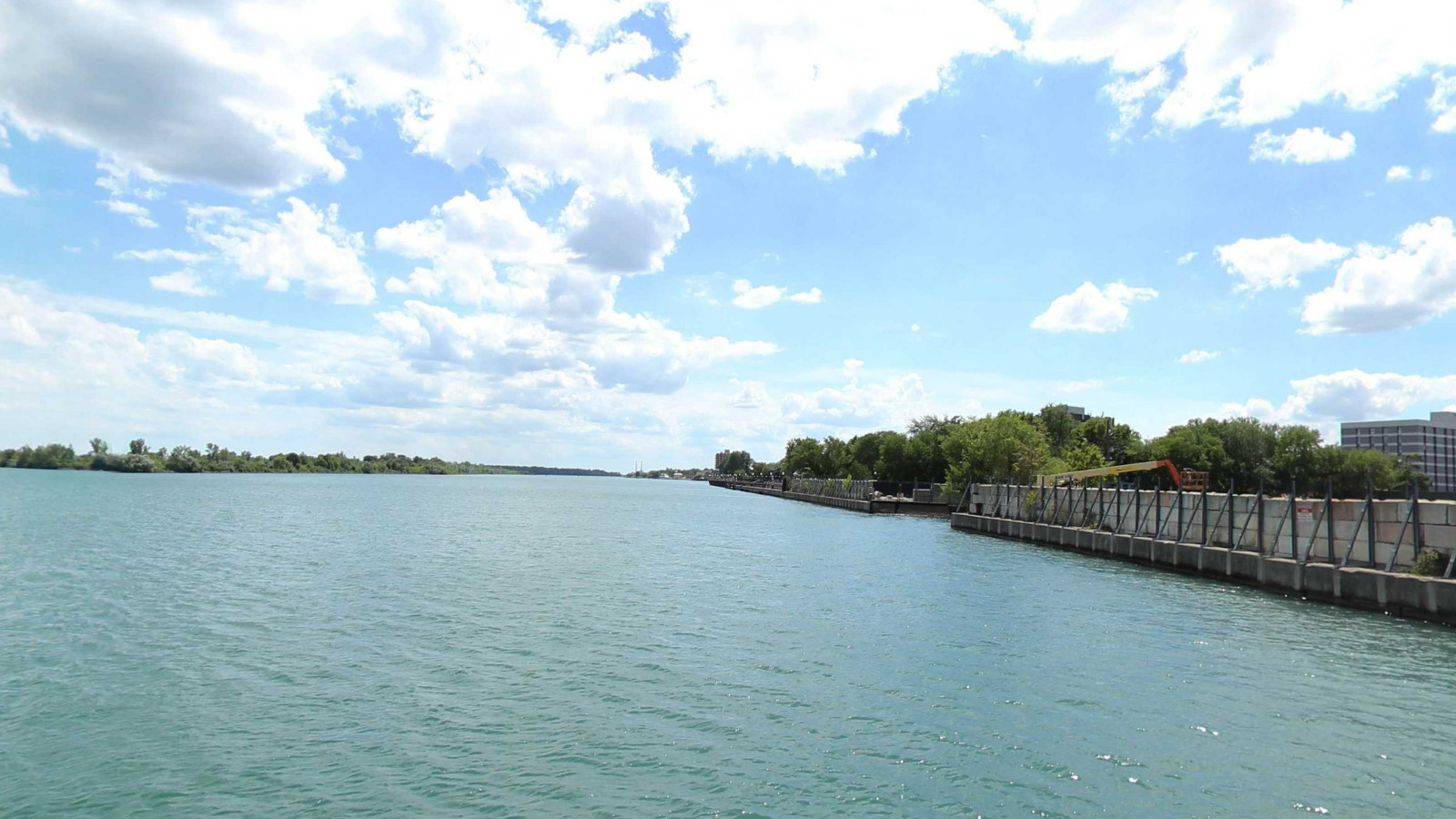 Recorded view from Detroit Heritage River Water Trail — Detroit Heritage River Water Trail_Detroit River