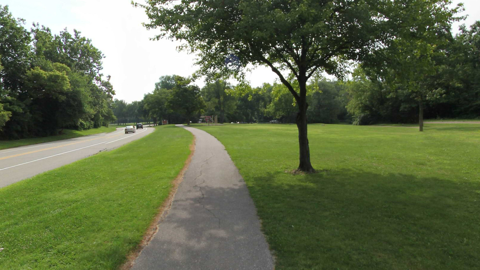 Recorded view from Hines Park Trail — Hines Park Trail