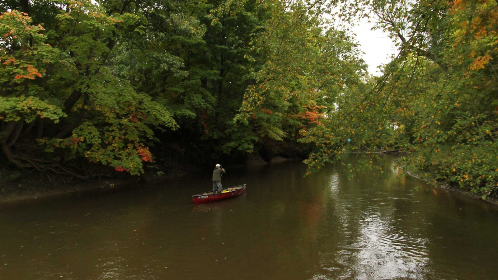Recorded view from Clinton River Trail — Clinton River Water Trail_Rotary Park to Yates Cider Mill