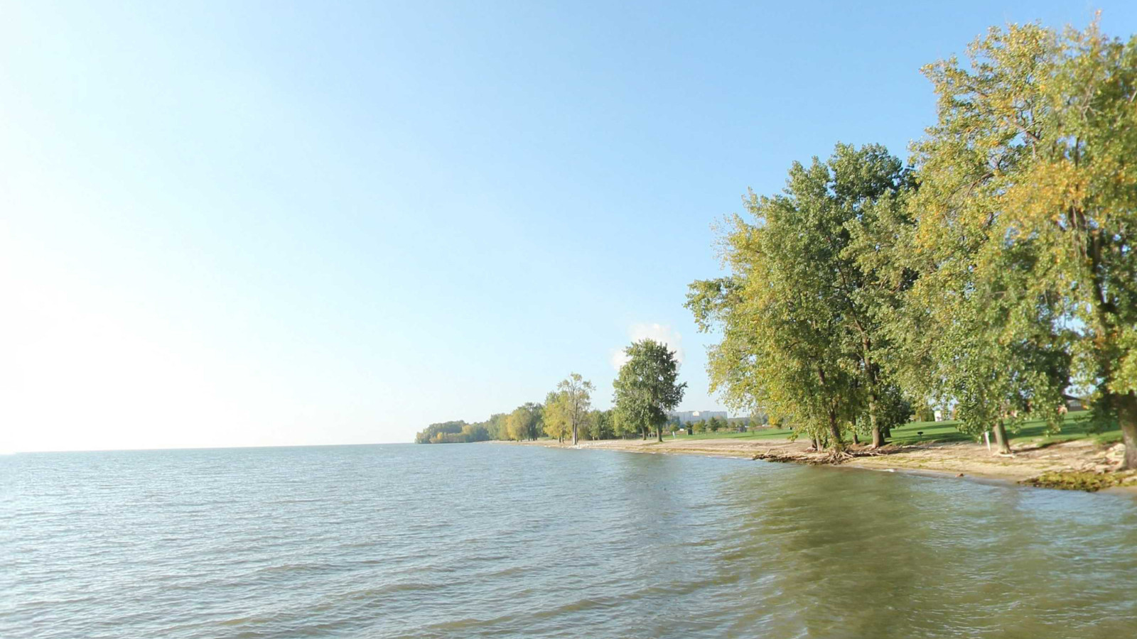 Recorded view from Lake Erie Shoreline and Water Trails — Pointe Mouillee to Luna Pier