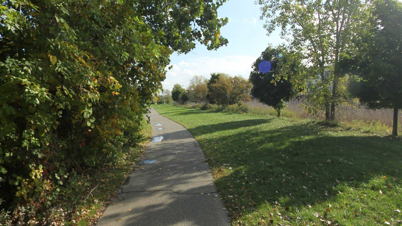 Recorded view from Clinton River Parks Trail & River Bends Park Trail — Freedom Metro Trail