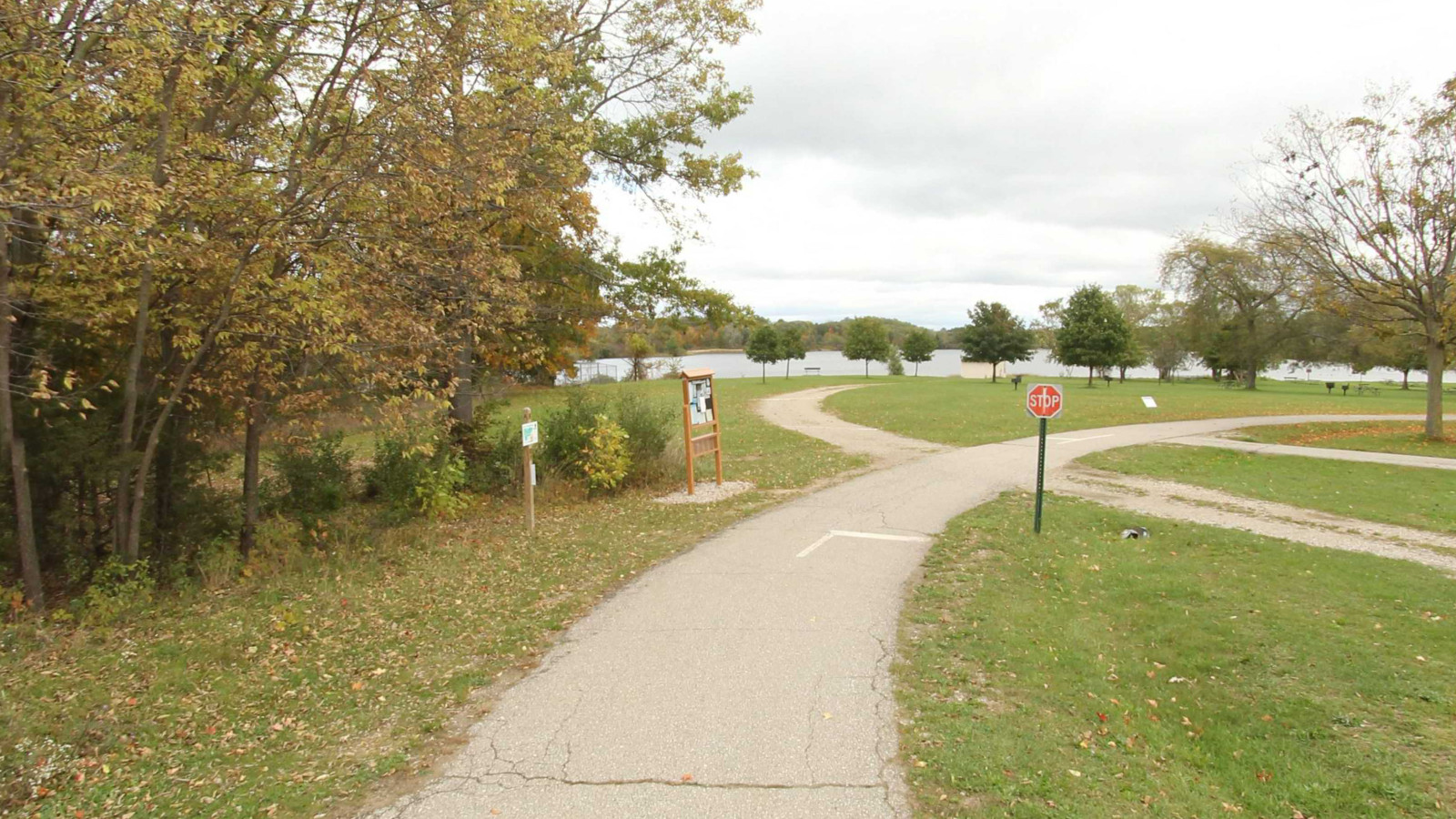 Recorded view from Milford Trail & Kensington Metropark Trail — Island Lake Trail · Brighton, MI
