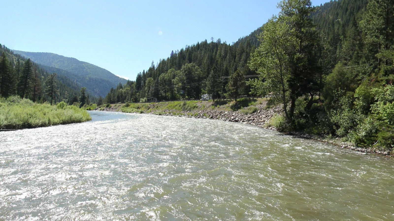 Recorded view from Blackfoot River — Mcnamara to Bonner