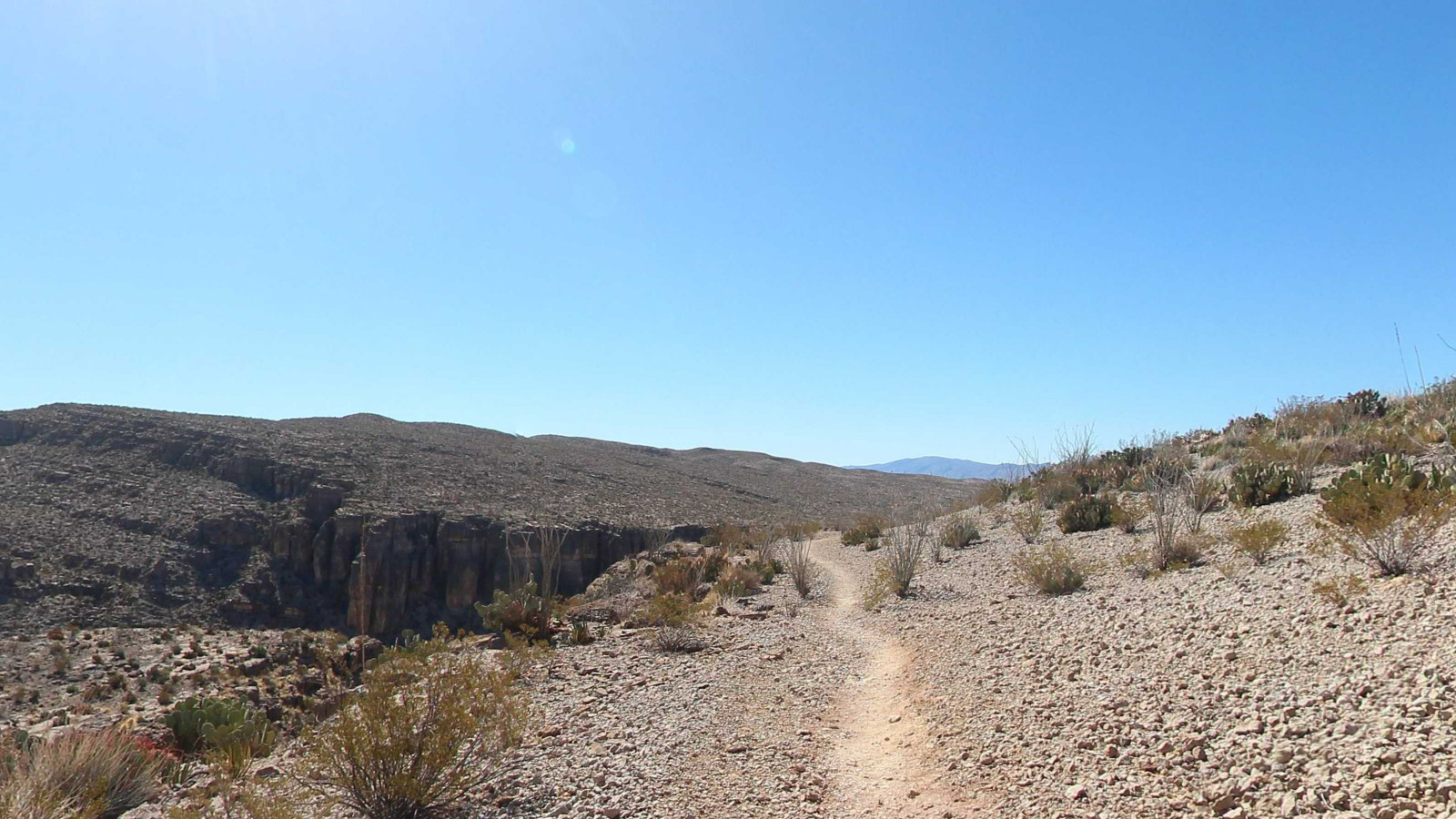 Recorded view from Big Bend National Park — Rio Grande Overlook Trail